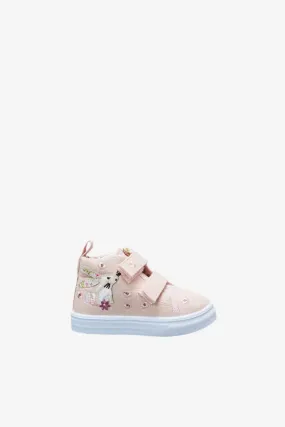 Infant Girls Pink Bunny High-Cut Pump