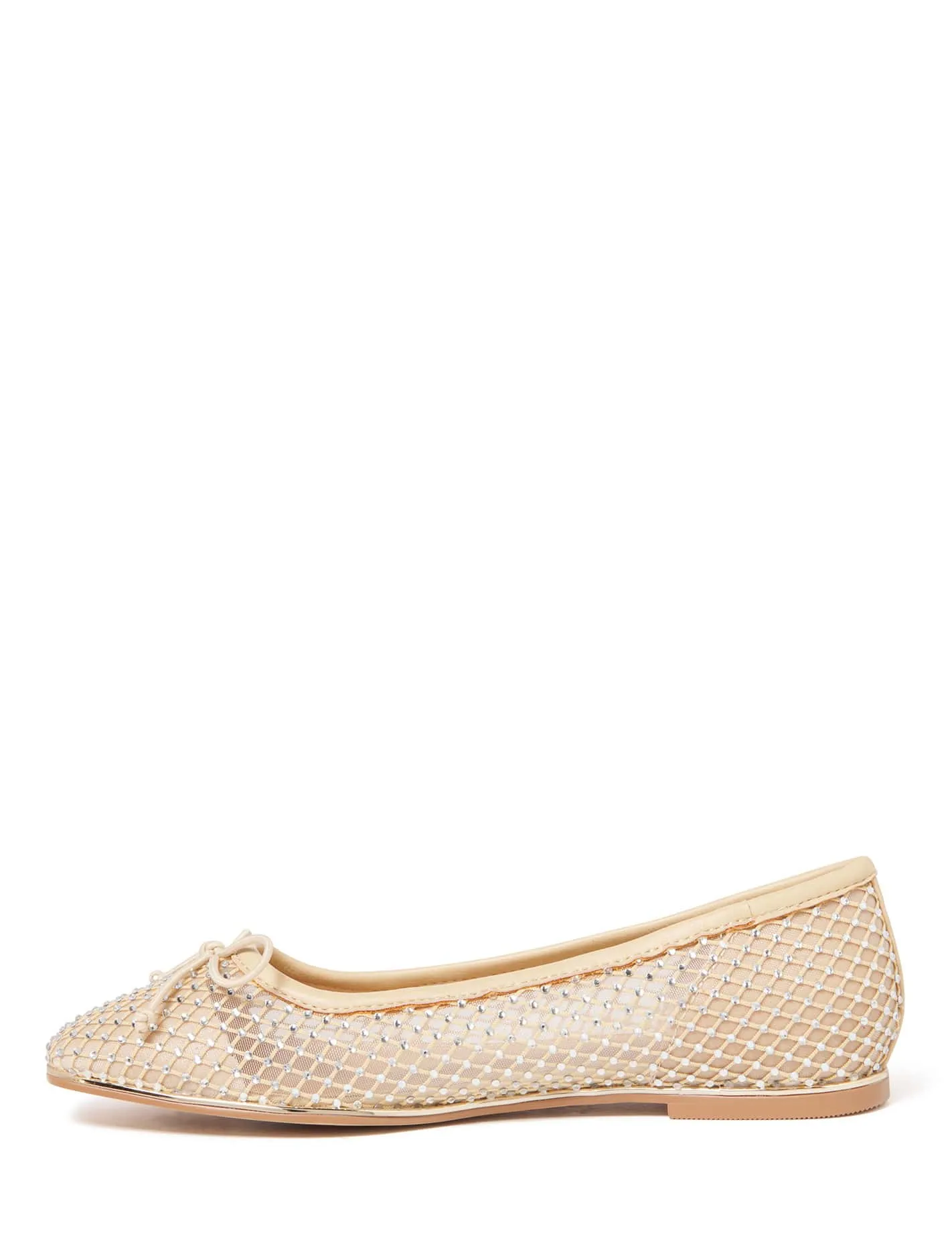 Josefine Diamante Mesh Flat Ballet Pump