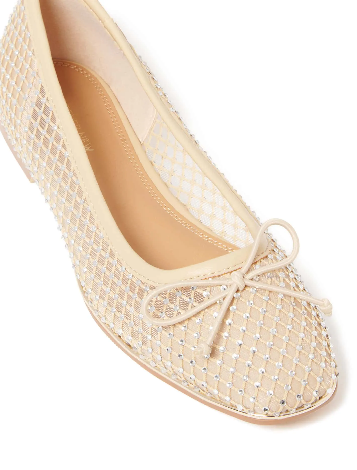 Josefine Diamante Mesh Flat Ballet Pump