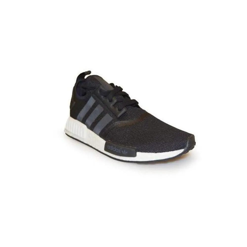 Juniors Adidas NMD_R1 J 'Core Black' - S80206 - Black White Trainers