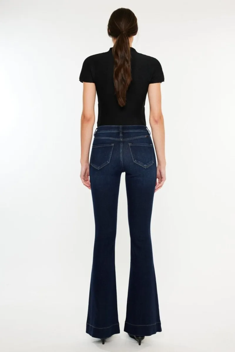 Kancan High Rise Slim Flare Jeans