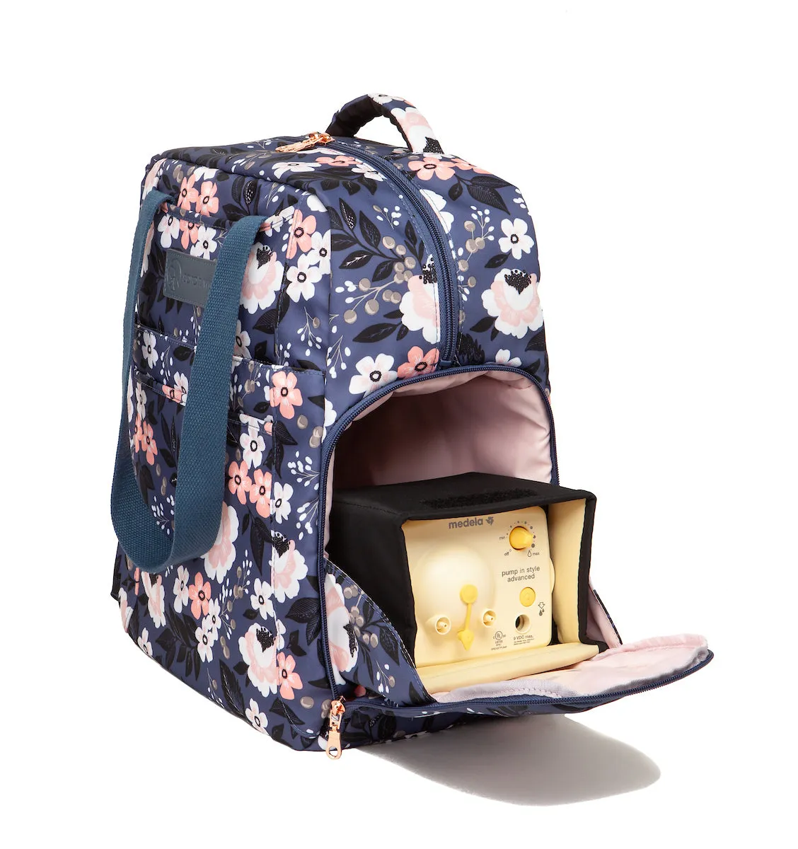 Kelly Breast Pump Backpack (Le Floral)