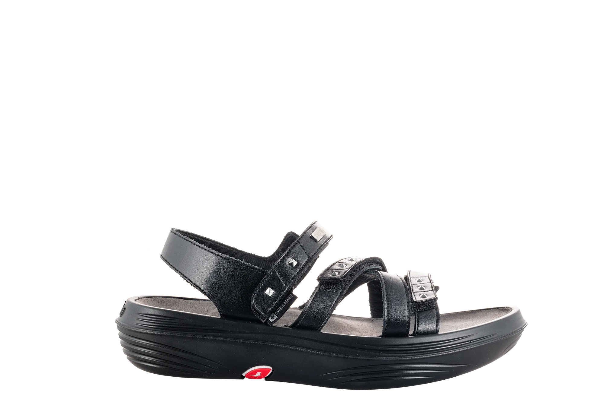 kybun Women's Genf 17 Black Sandal