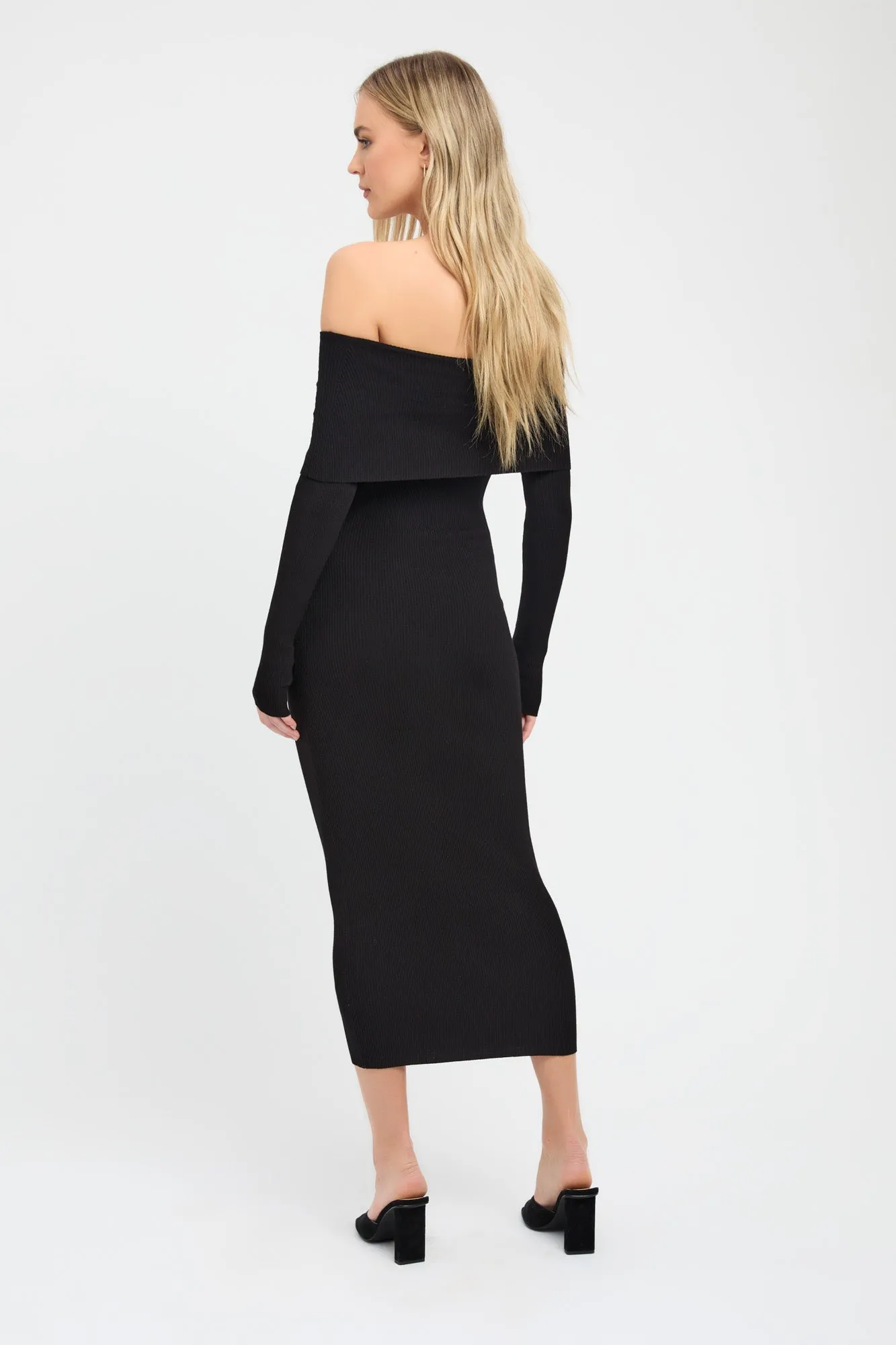 Lola Fold-Down Midi Dress