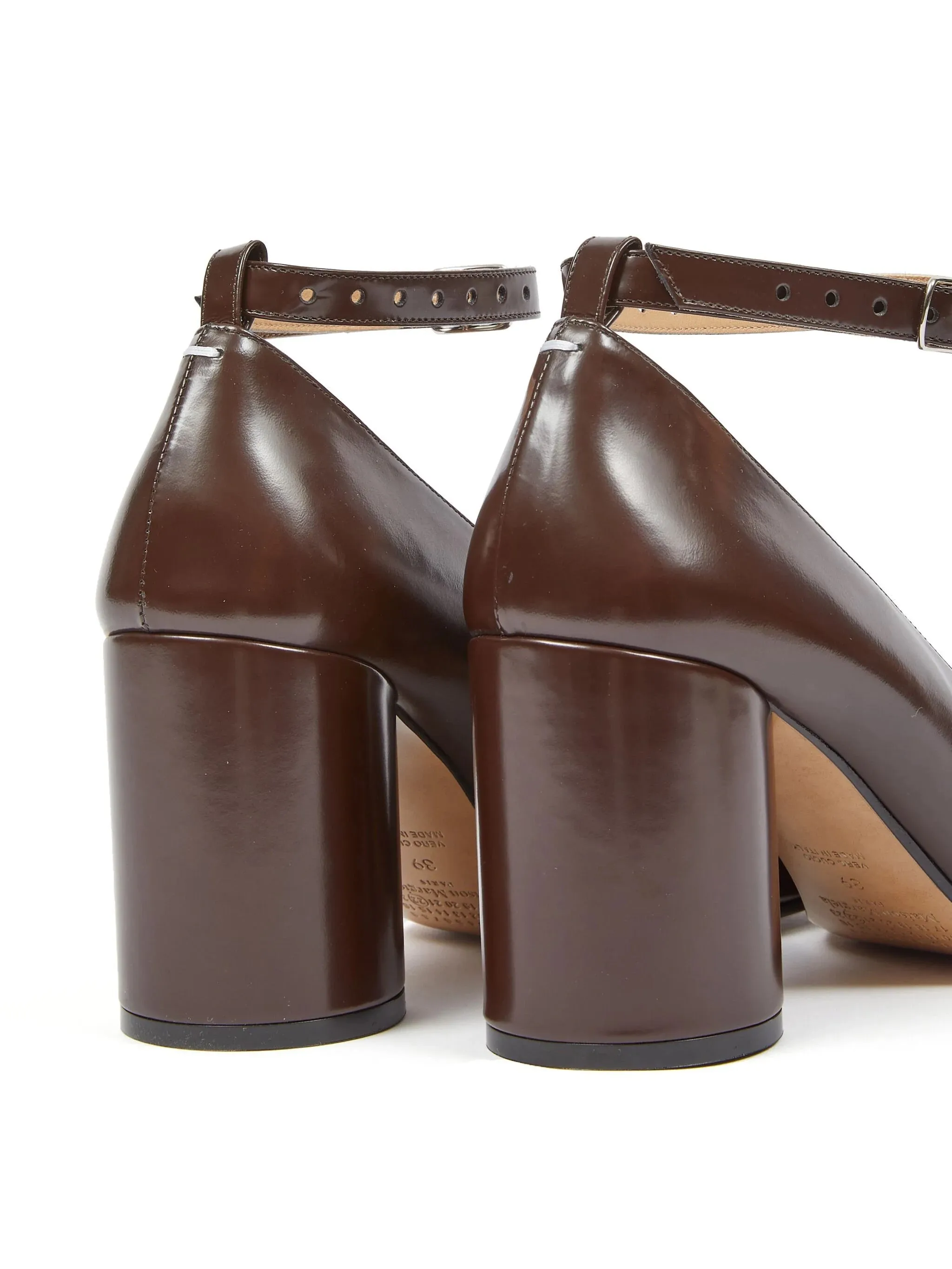 Mary Jane Tabi Pumps - Chic Brown