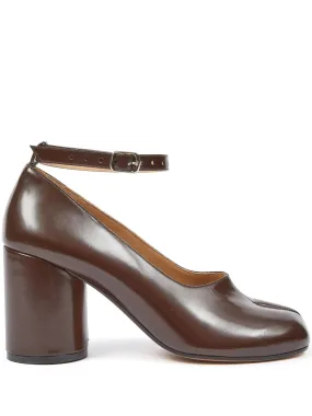 Mary Jane Tabi Pumps - Chic Brown