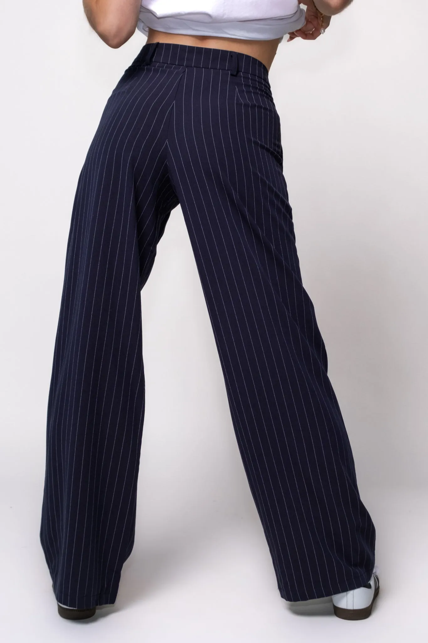 Mel Pinstripe Trousers