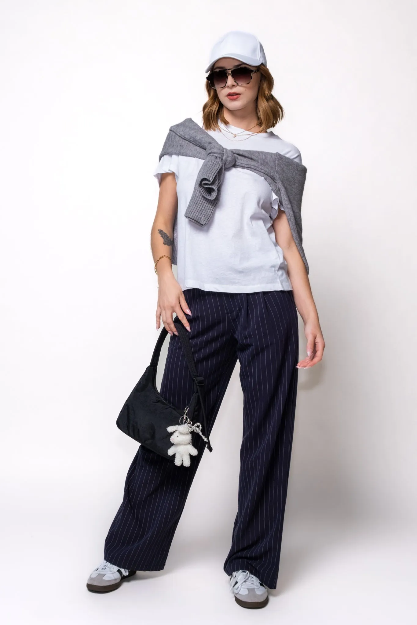 Mel Pinstripe Trousers