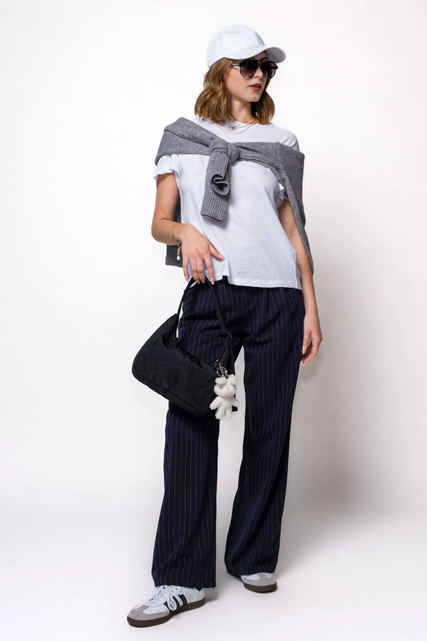 Mel Pinstripe Trousers