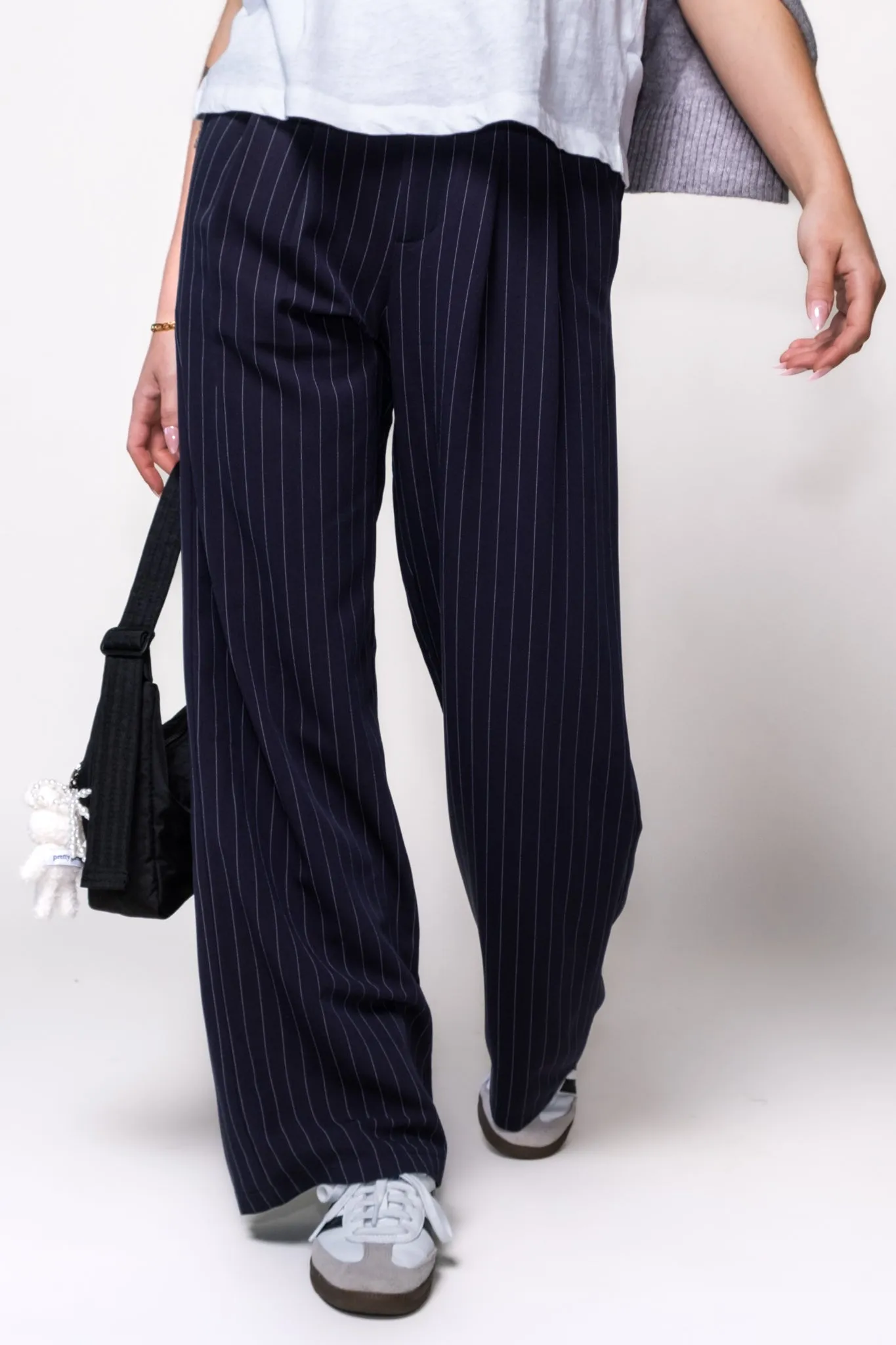 Mel Pinstripe Trousers