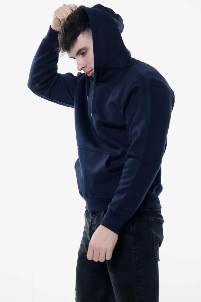 Mens Plain Pullover Hoodie