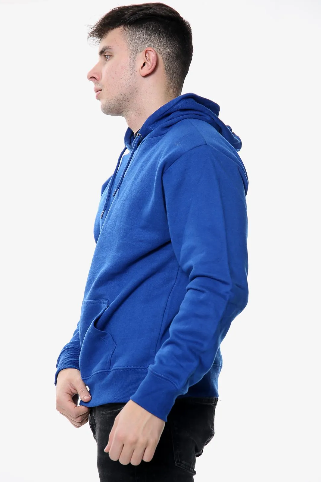 Mens Plain Pullover Hoodie