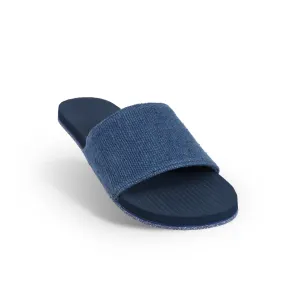 Men’s Slide Recycled Pable Straps - Indigo/Shore