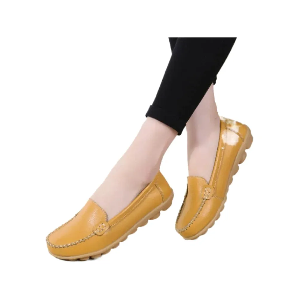 Merendy Argia Leather Non-Slip Loafers