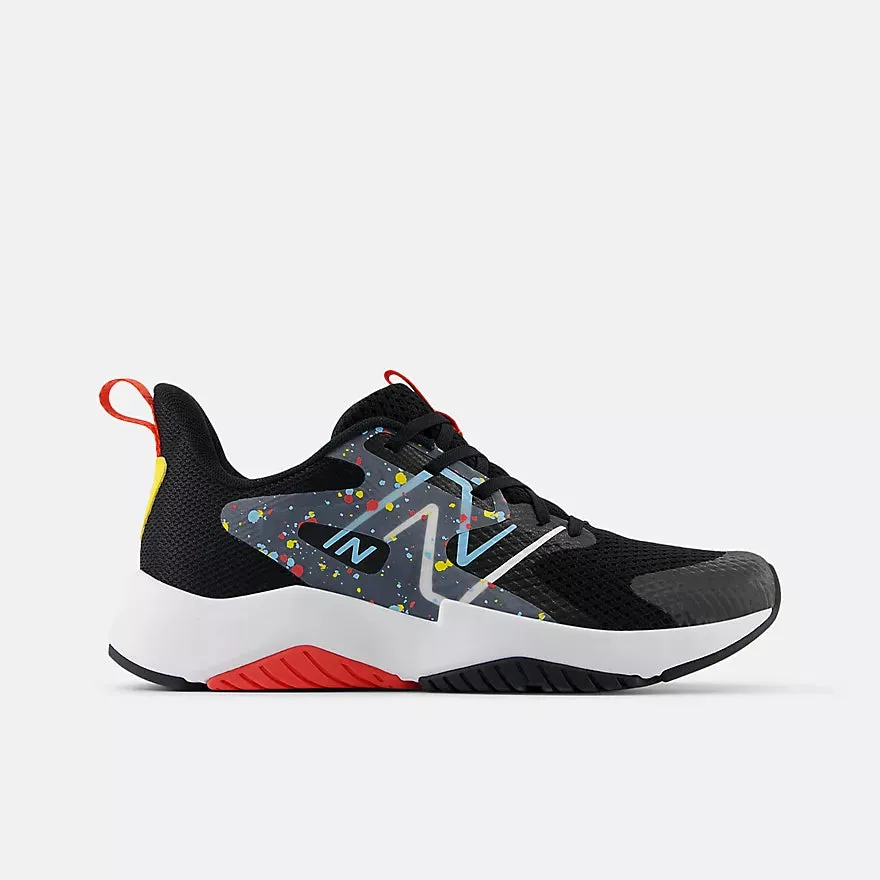 New Balance Black Rave Run Youth Sneaker