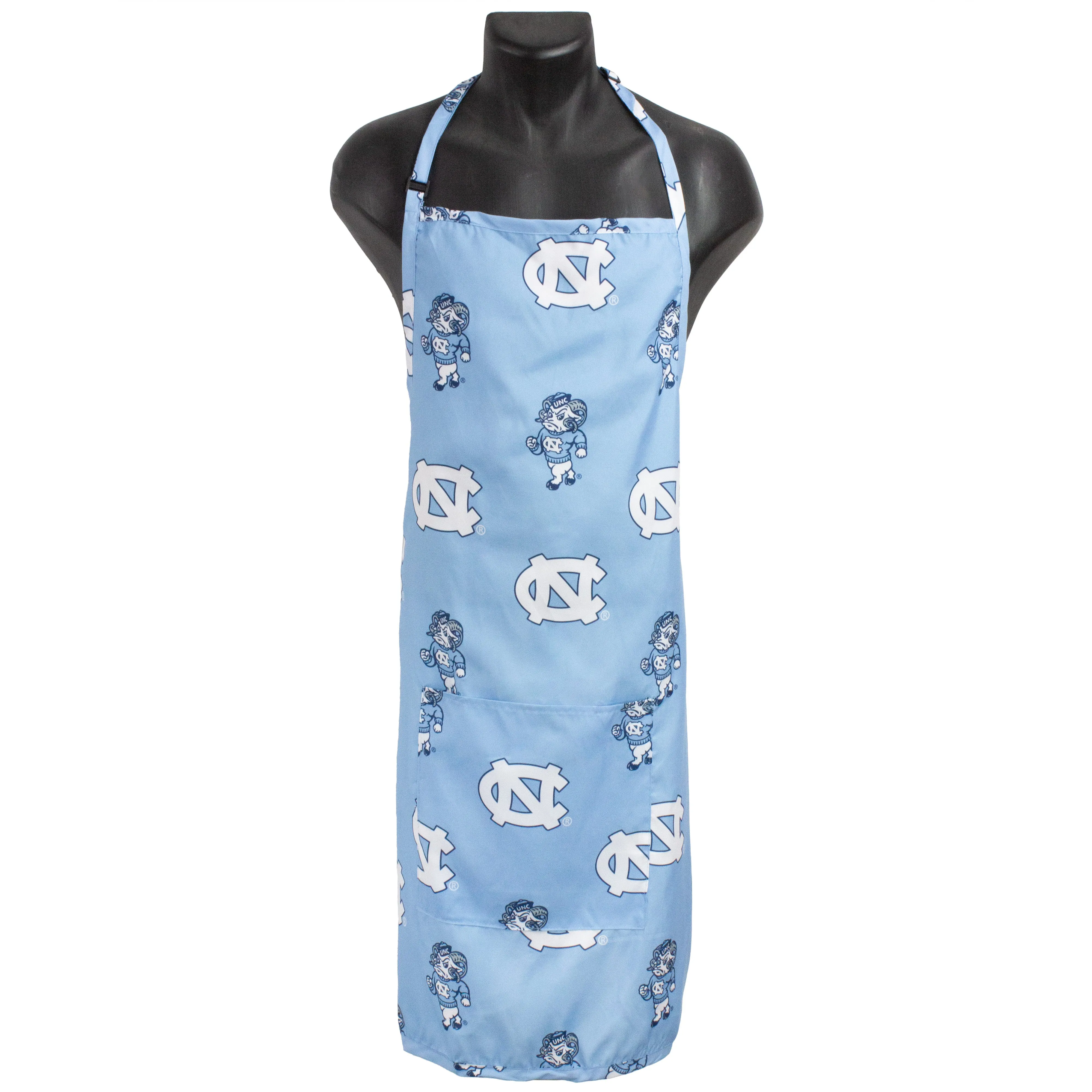 North Carolina Tar Heels Grilling Tailgating Apron with 9" Pocket, Adjustable