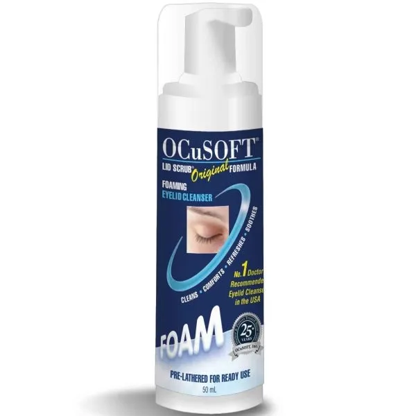 OCuSOFT Lid Scrub Original Formula Foaming Eyelid Cleanser 50ml