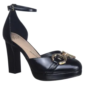 Odilie Ornamented Platform Pump with Memory Foam