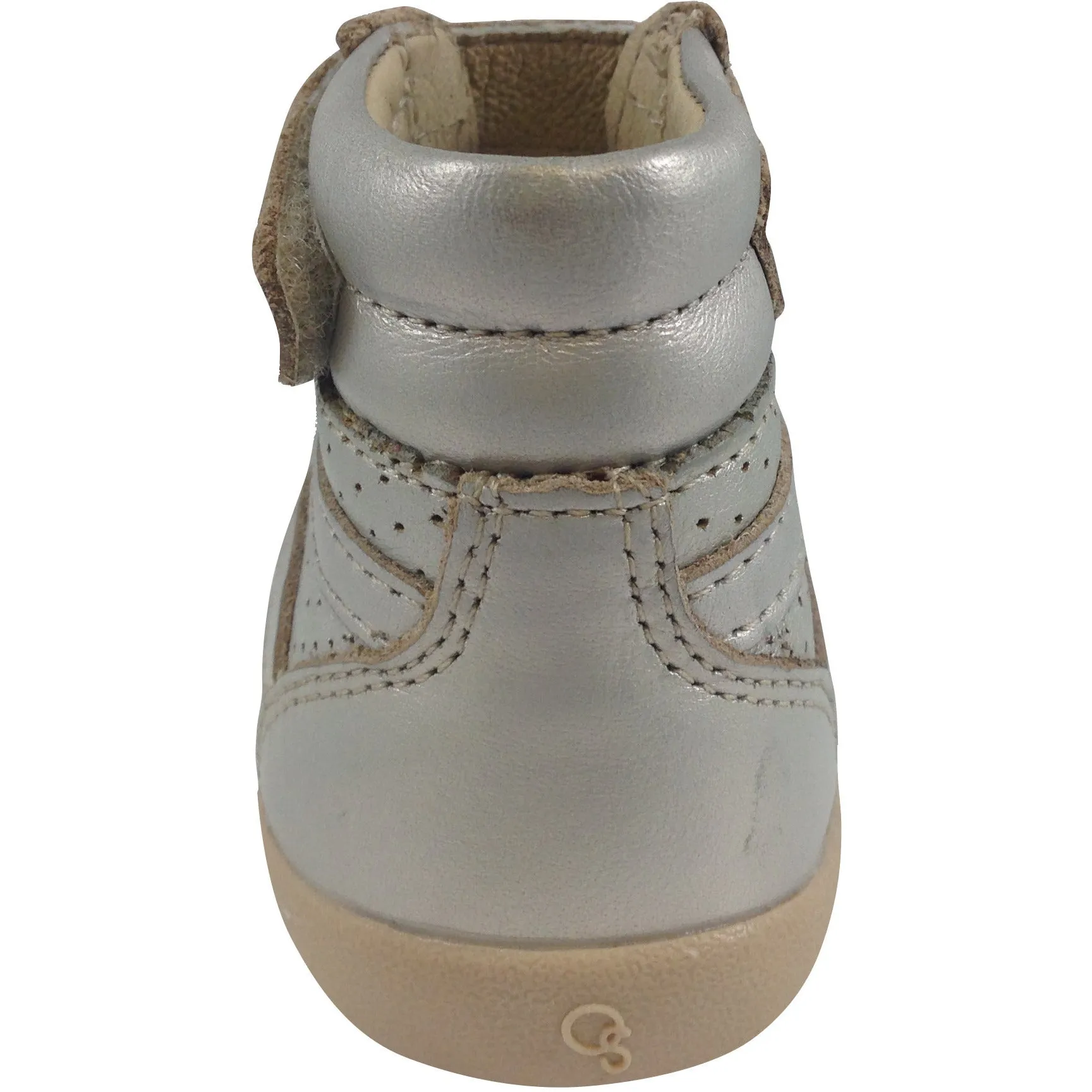 Old Soles Girl's Chalk Foil Leather Cheer Leader Hightops