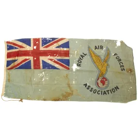 Original British WWII Royal Air Forces Association Flag - 71 x 33