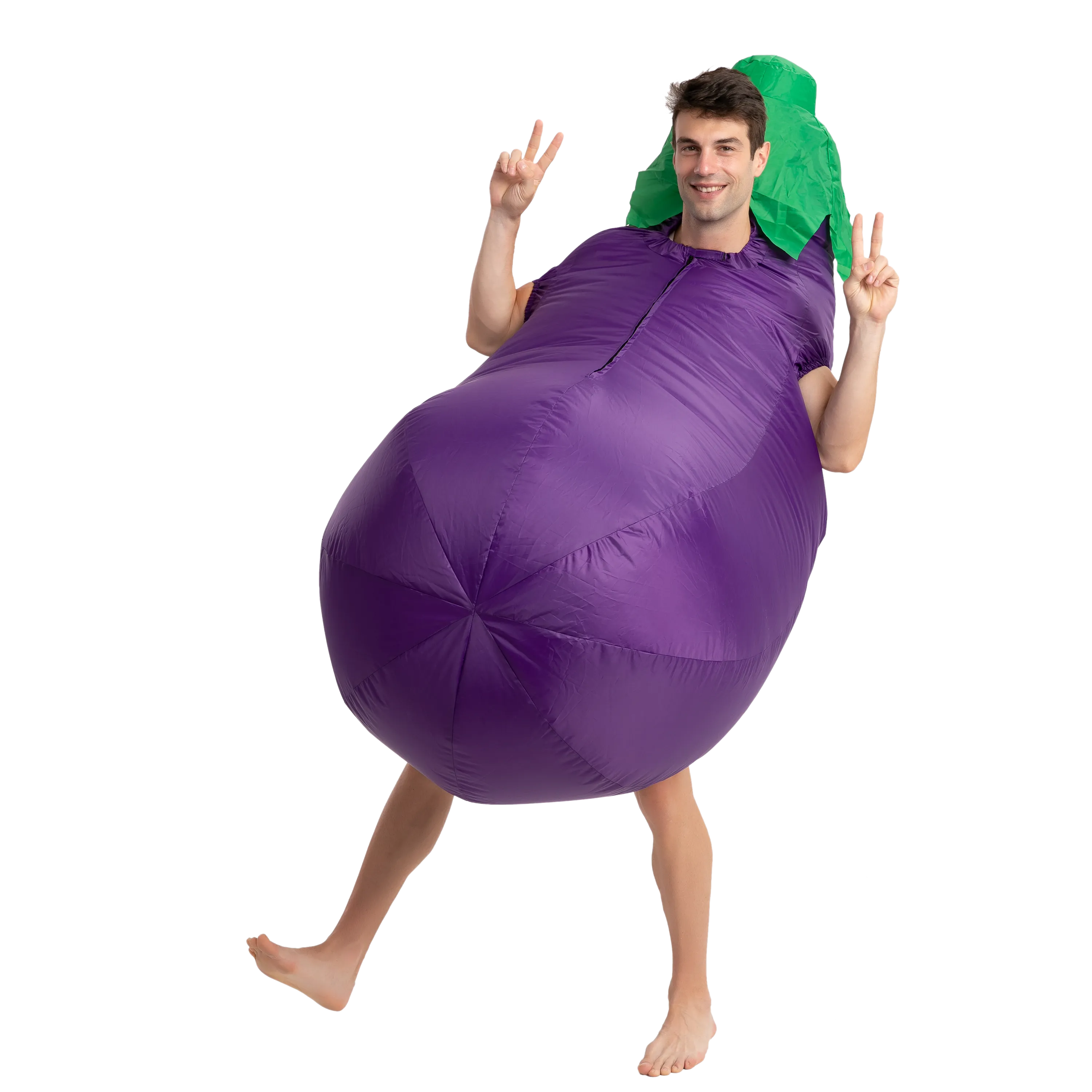 Peach and Eggplant Couple Inflatable Costume - Adult