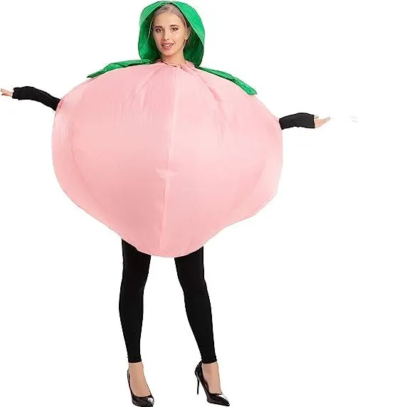 Peach and Eggplant Couple Inflatable Costume - Adult