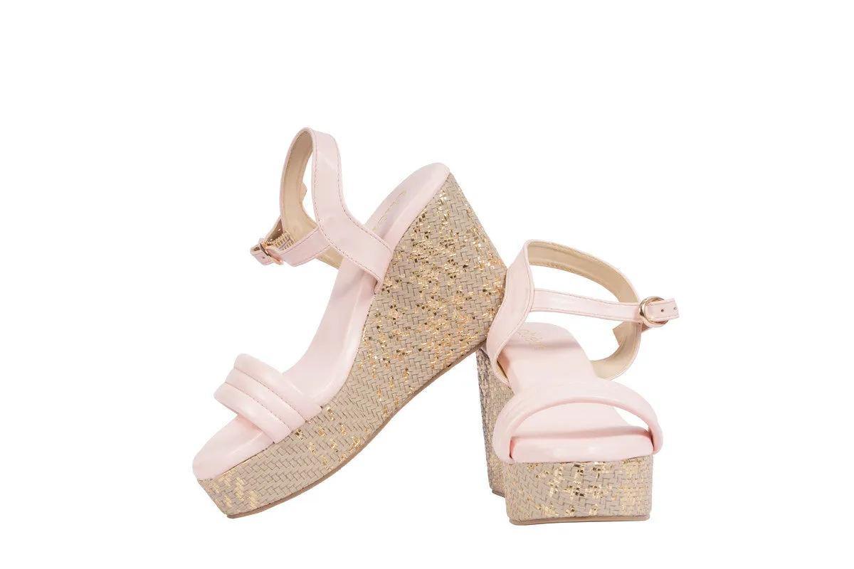 Pink Pretty Chic Wedges for Women