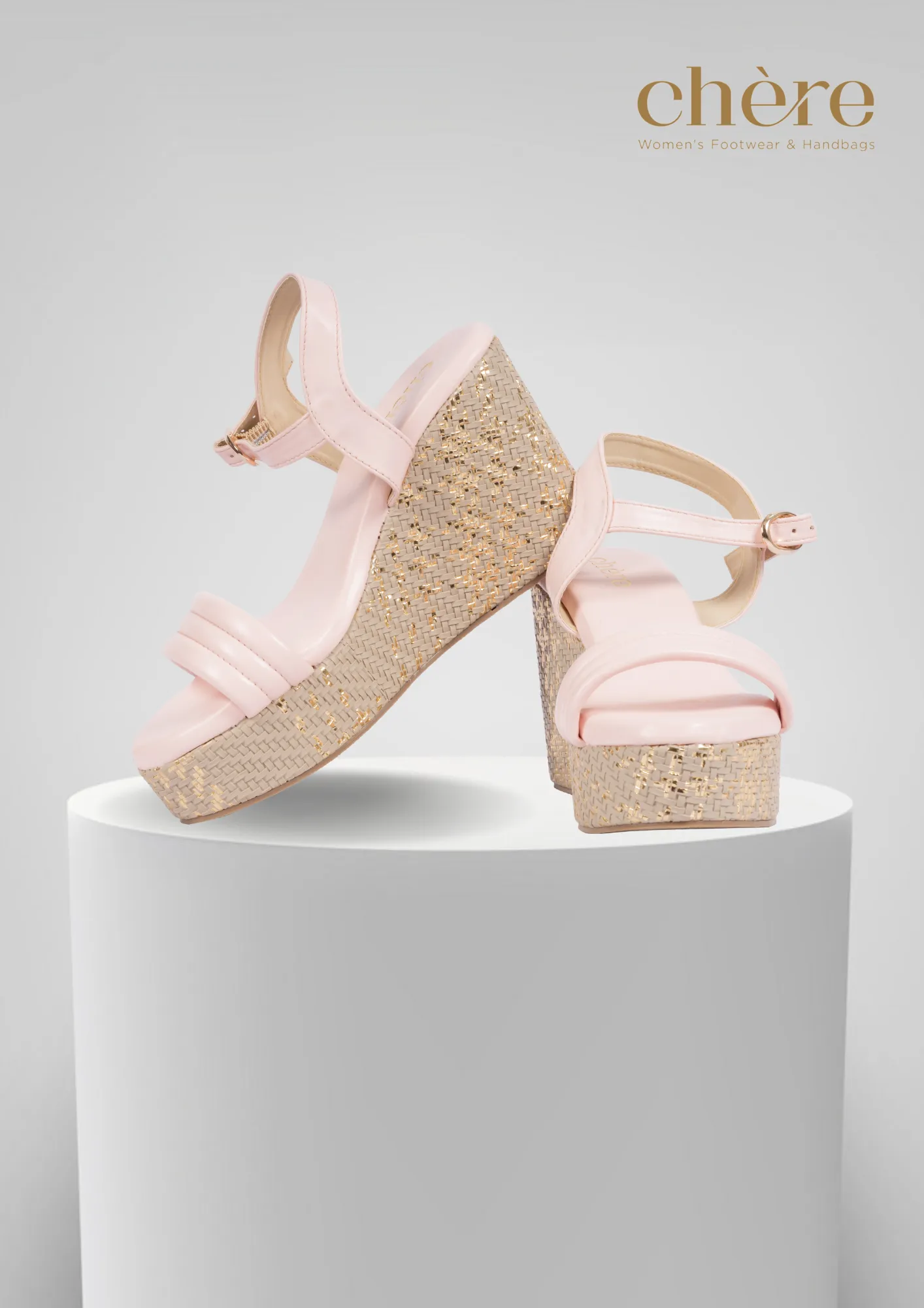 Pink Pretty Chic Wedges for Women