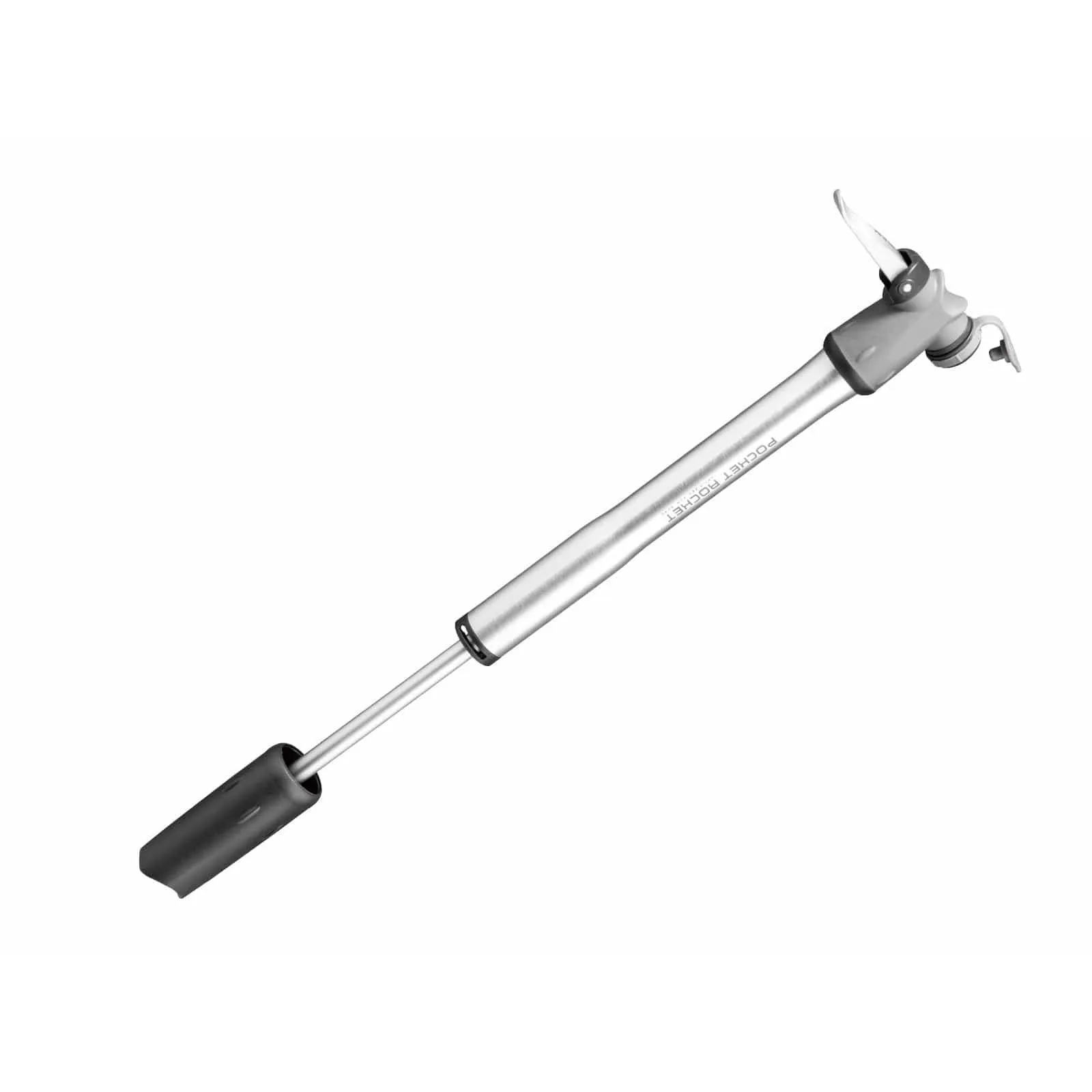 Pocket Rocket Bike Hand Pump - Silver/Black