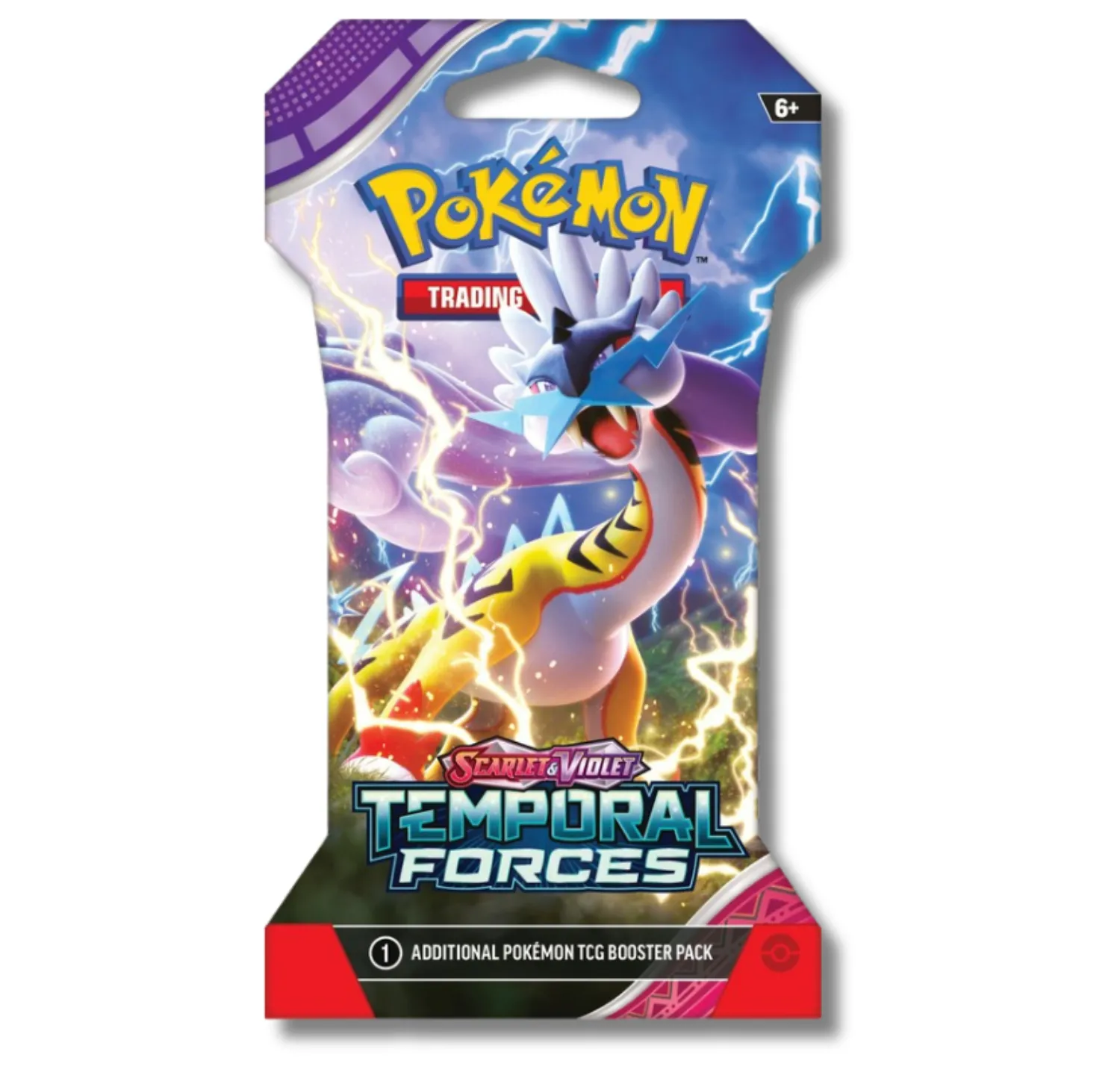 Pokemon Scarlet & Violet Temporal Forces Sleeved Booster | Raging Bolt