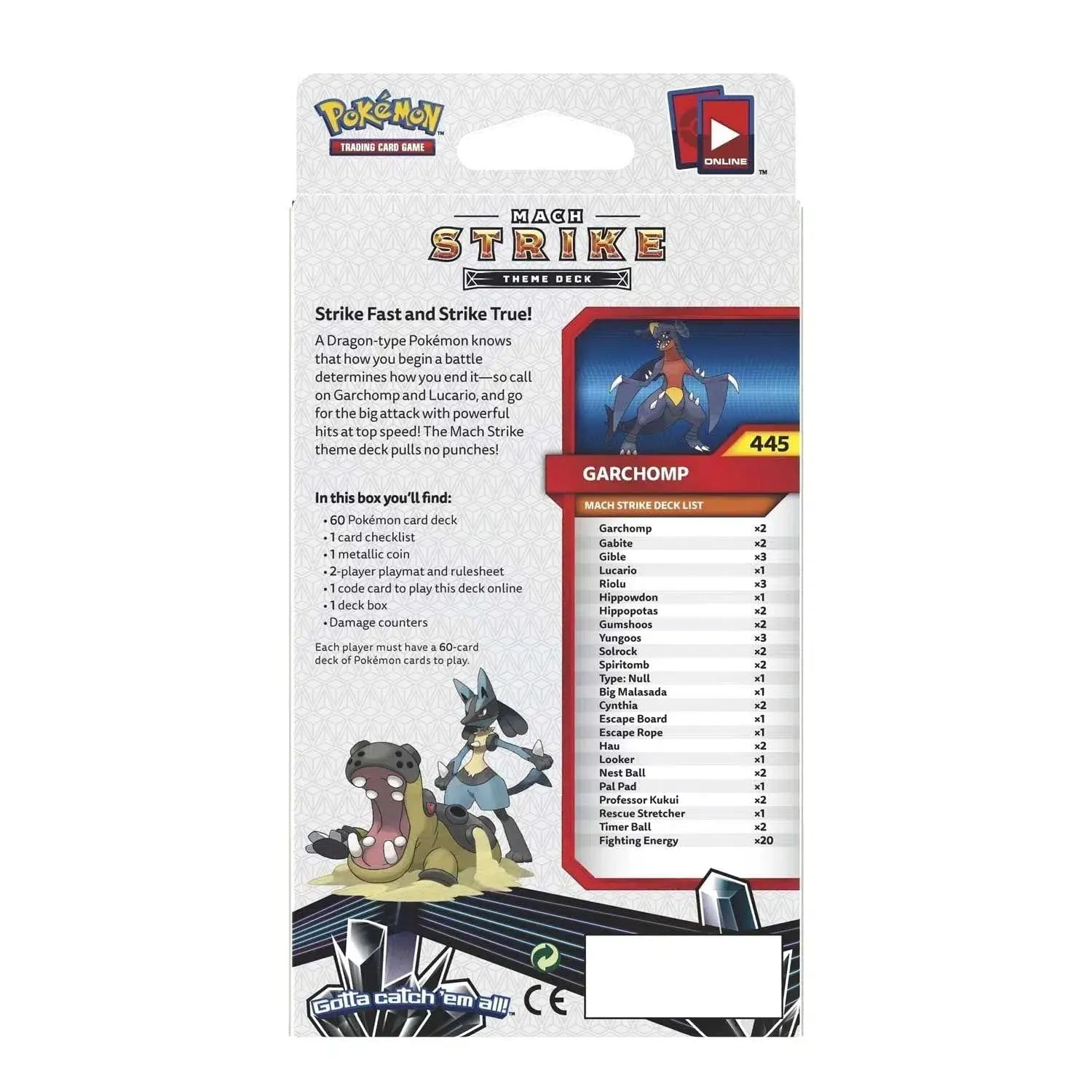 Pokémon TCG [Sun & Moon: Ultra Prism] - Mach Strike Theme Deck (Garchomp)