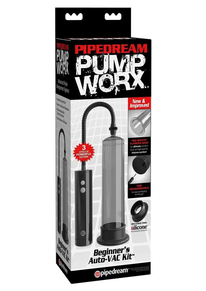 Pump Worx Beginner's Auto-Vac Penis Pump Kit