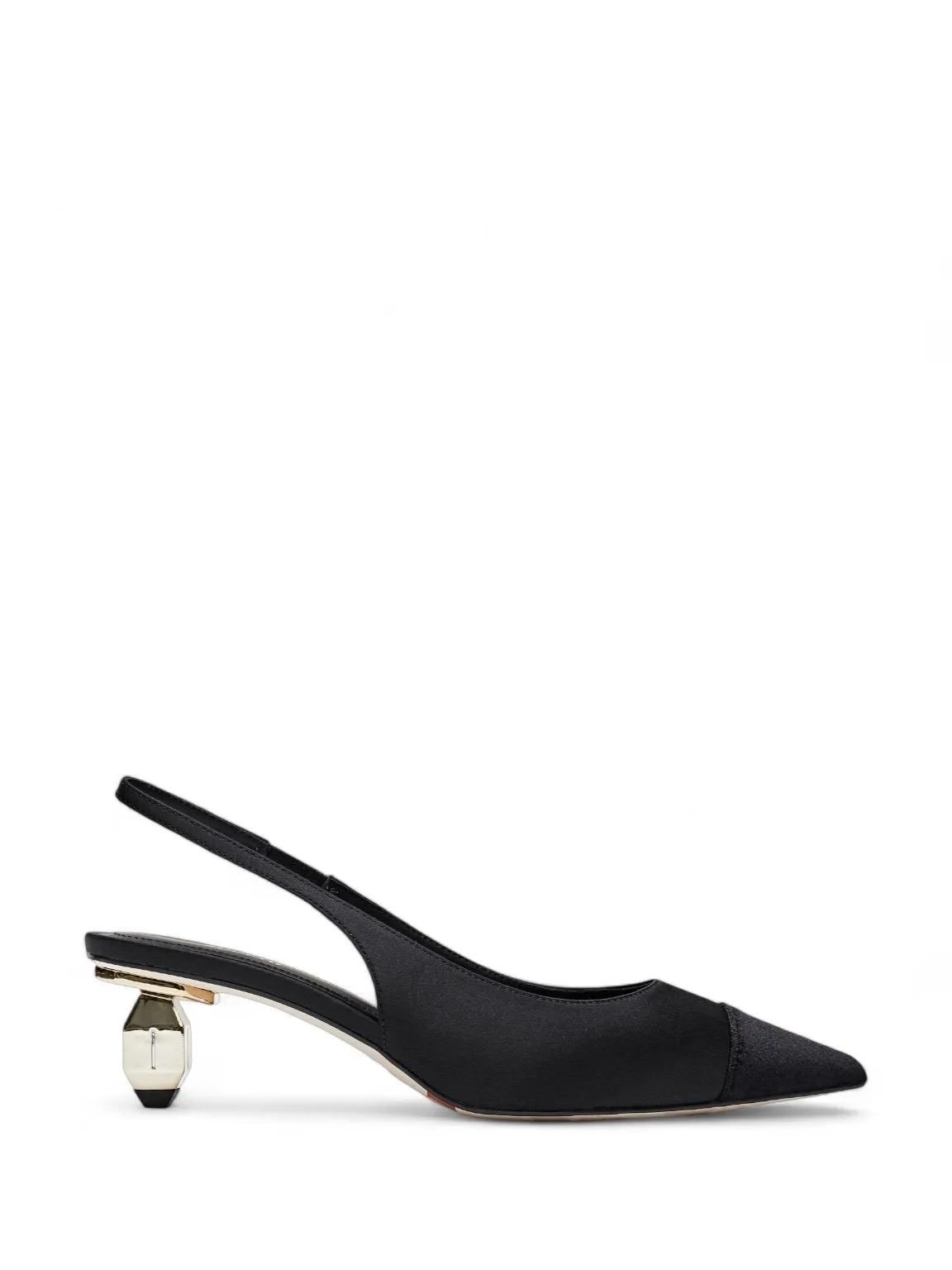 Retro Velvet Slingback Pump