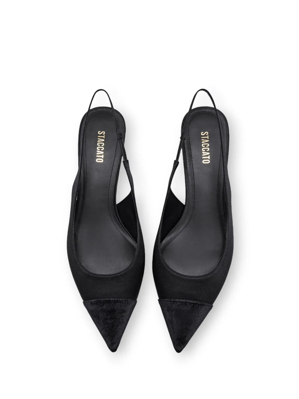 Retro Velvet Slingback Pump