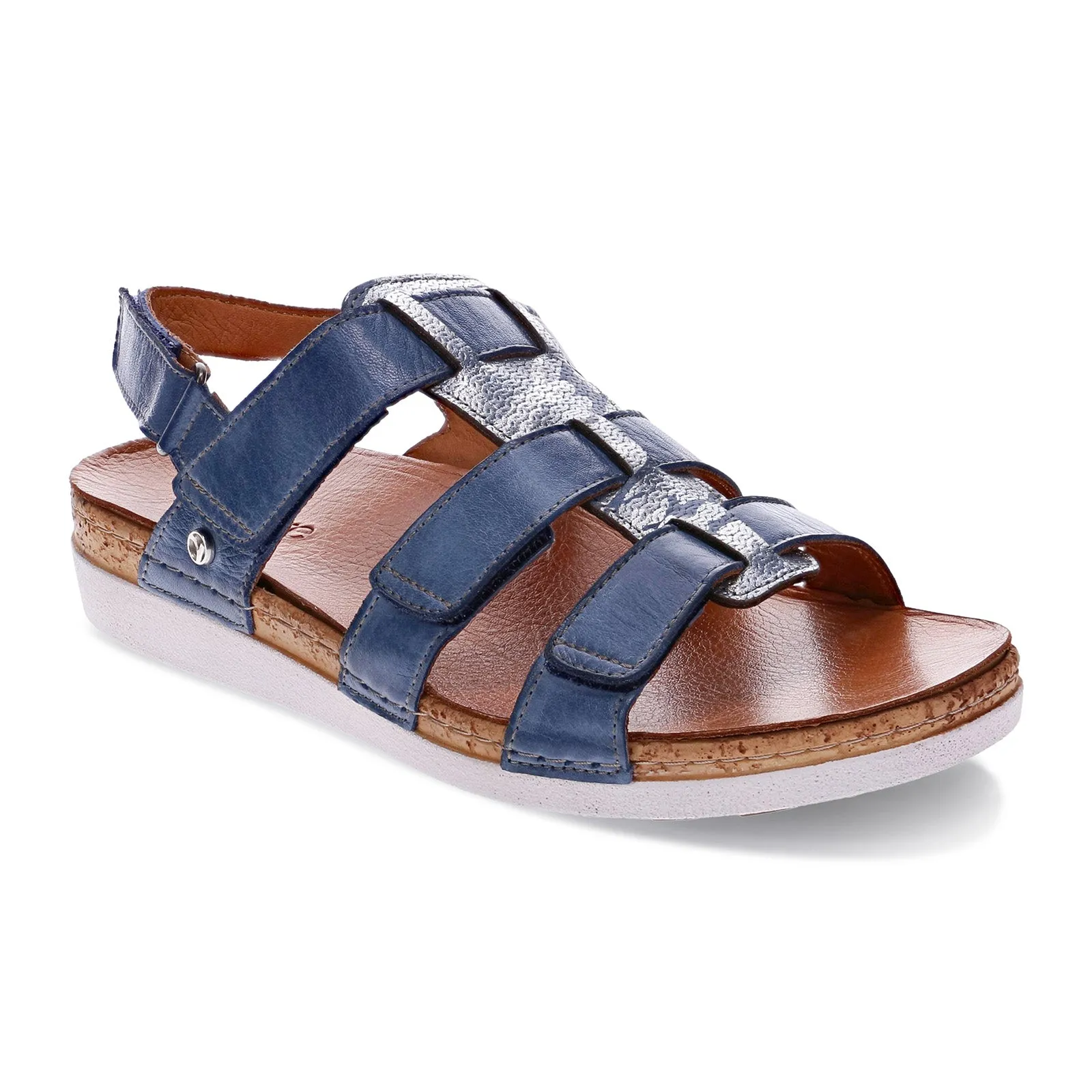 Revere Santorini Backstrap Sandal (Women) - Denim