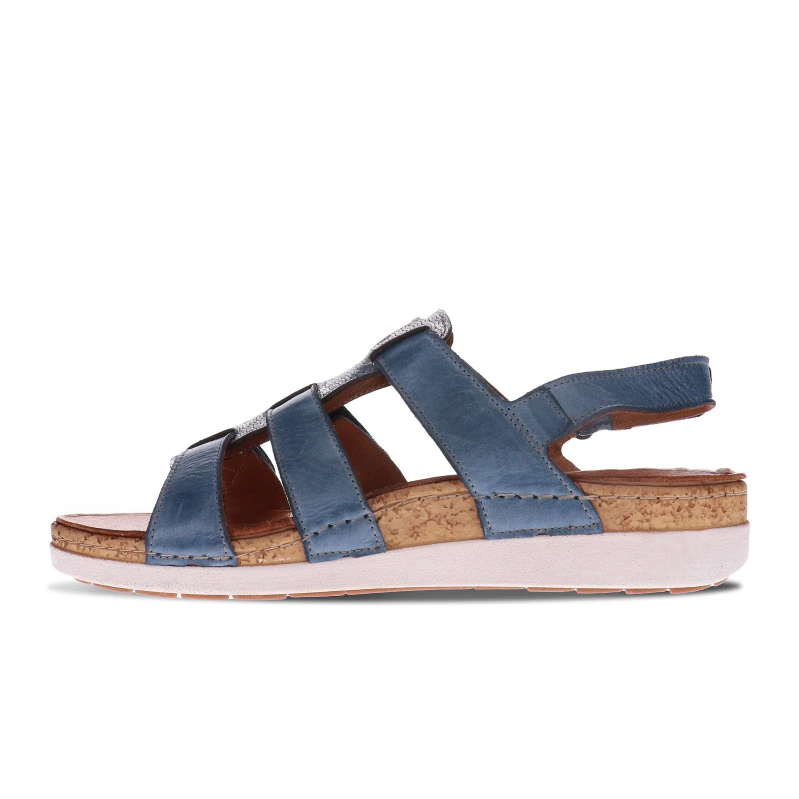 Revere Santorini Backstrap Sandal (Women) - Denim