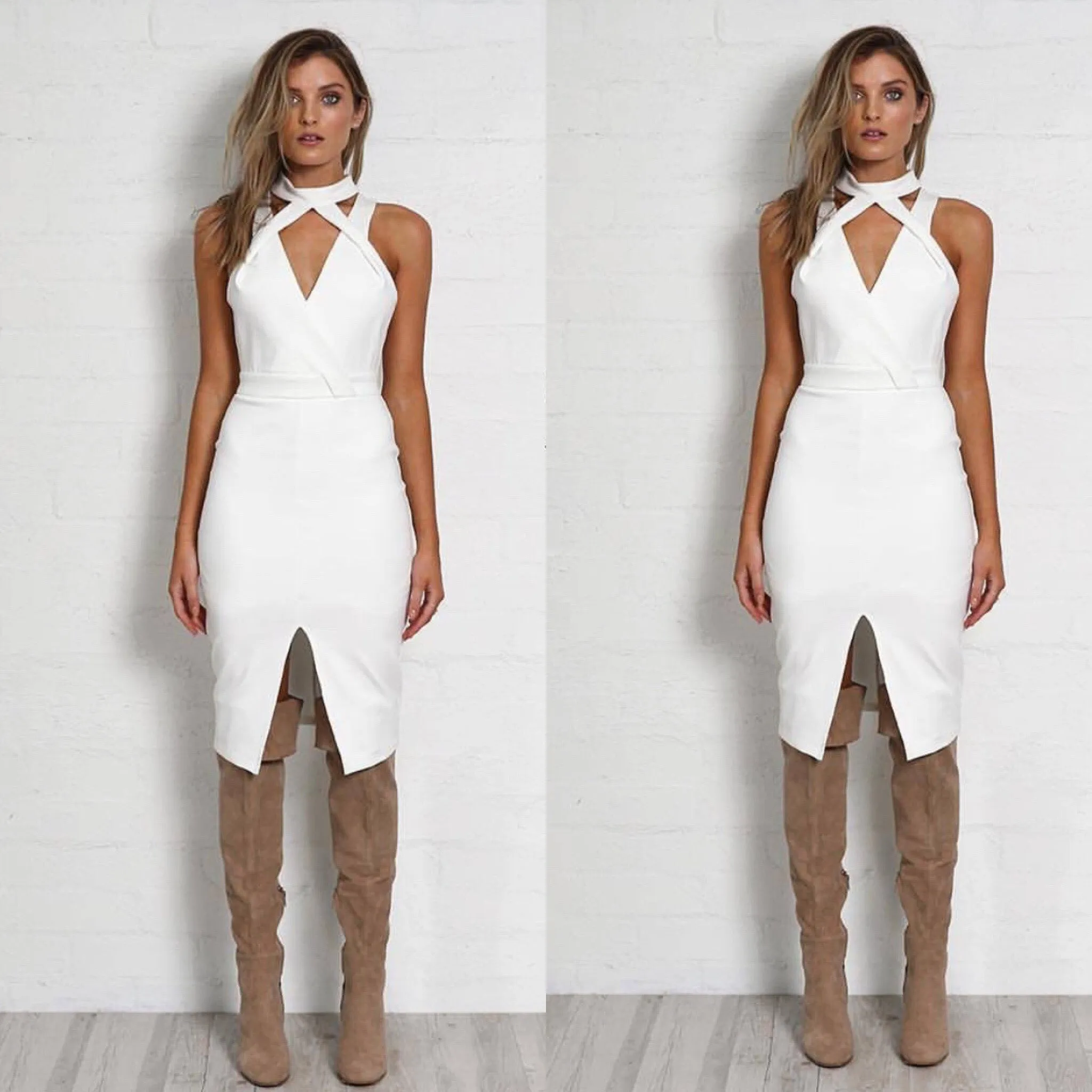 Soiree white dress