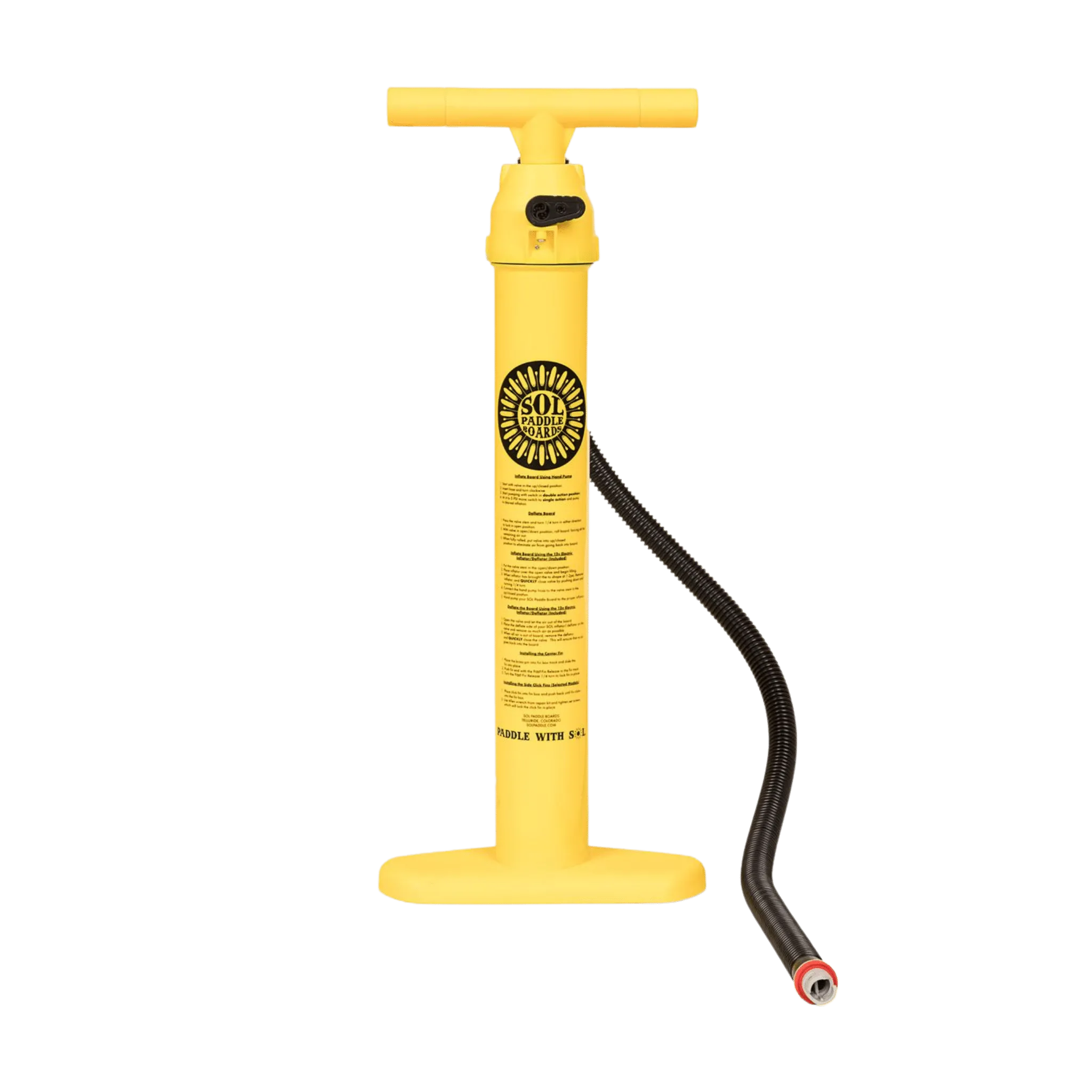 SOL Dual Action Hand Pump with Gauge