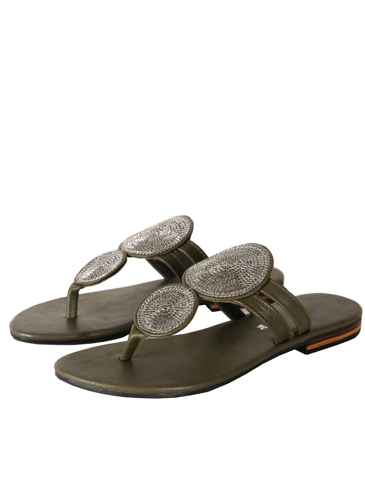 Sumba double Medallion Sandal