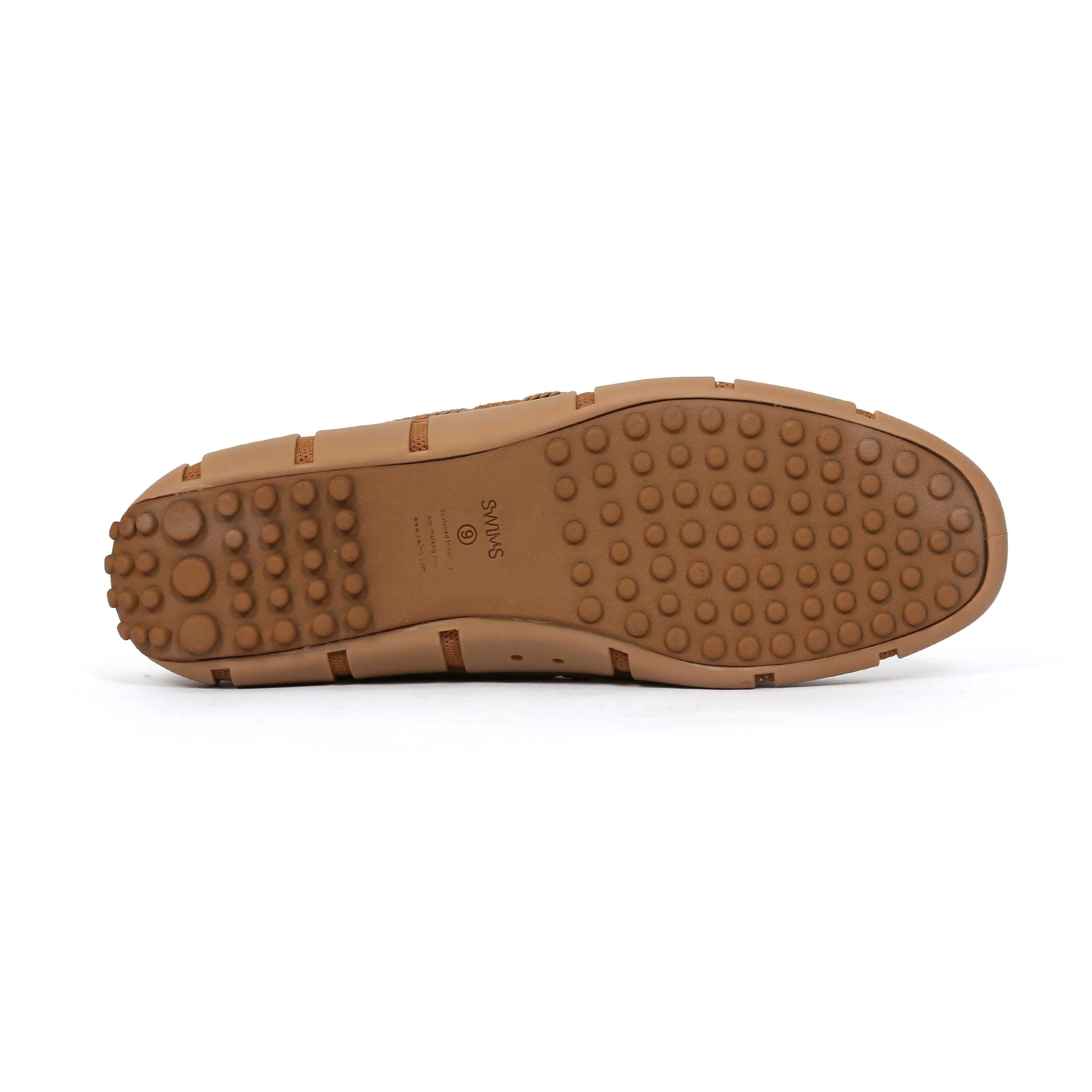 Swims Woven Driver Shoe in Nut