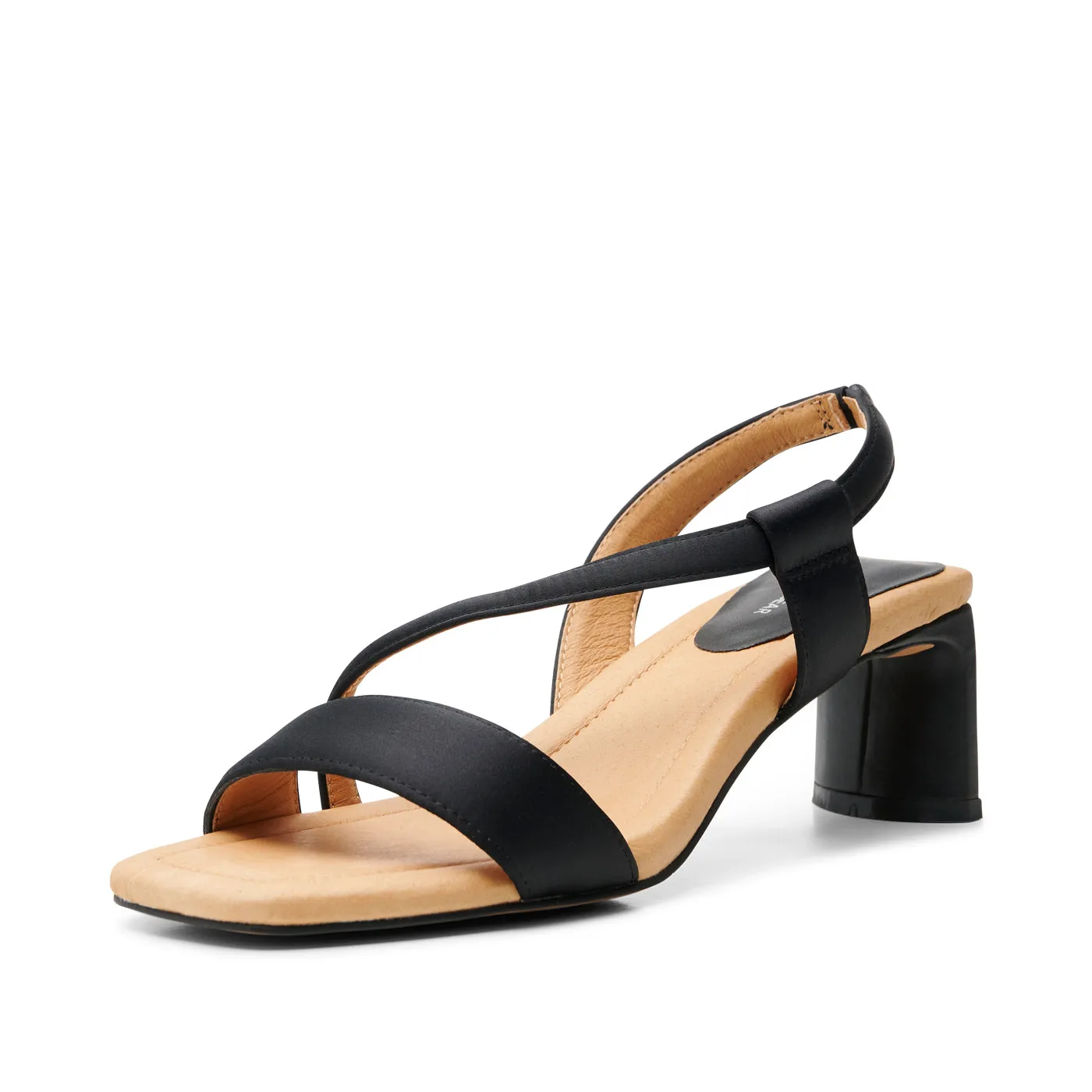 Sylvi sandal satin - BLACK SATIN