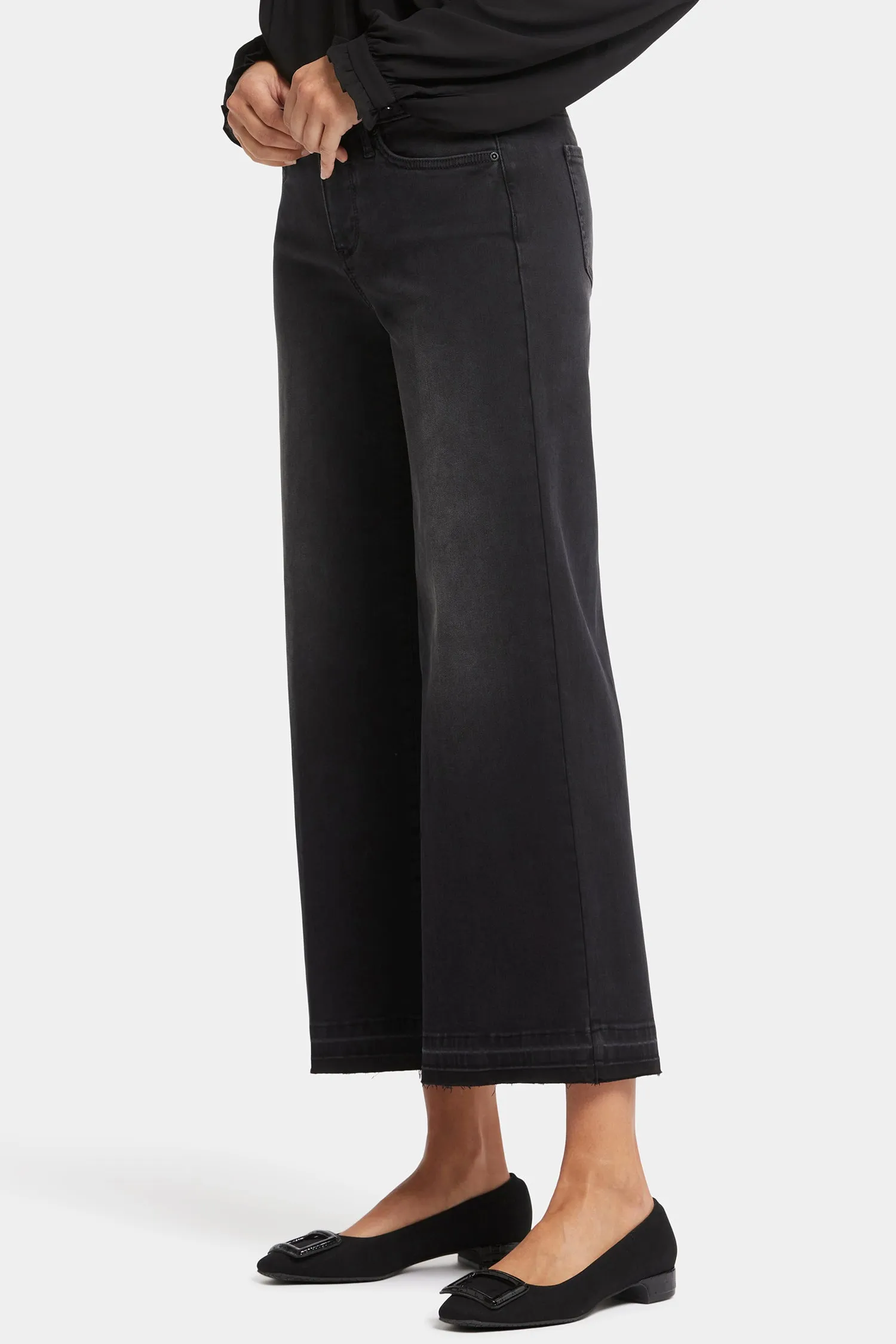 Teresa Wide Leg Ankle Jeans - Crosswinds