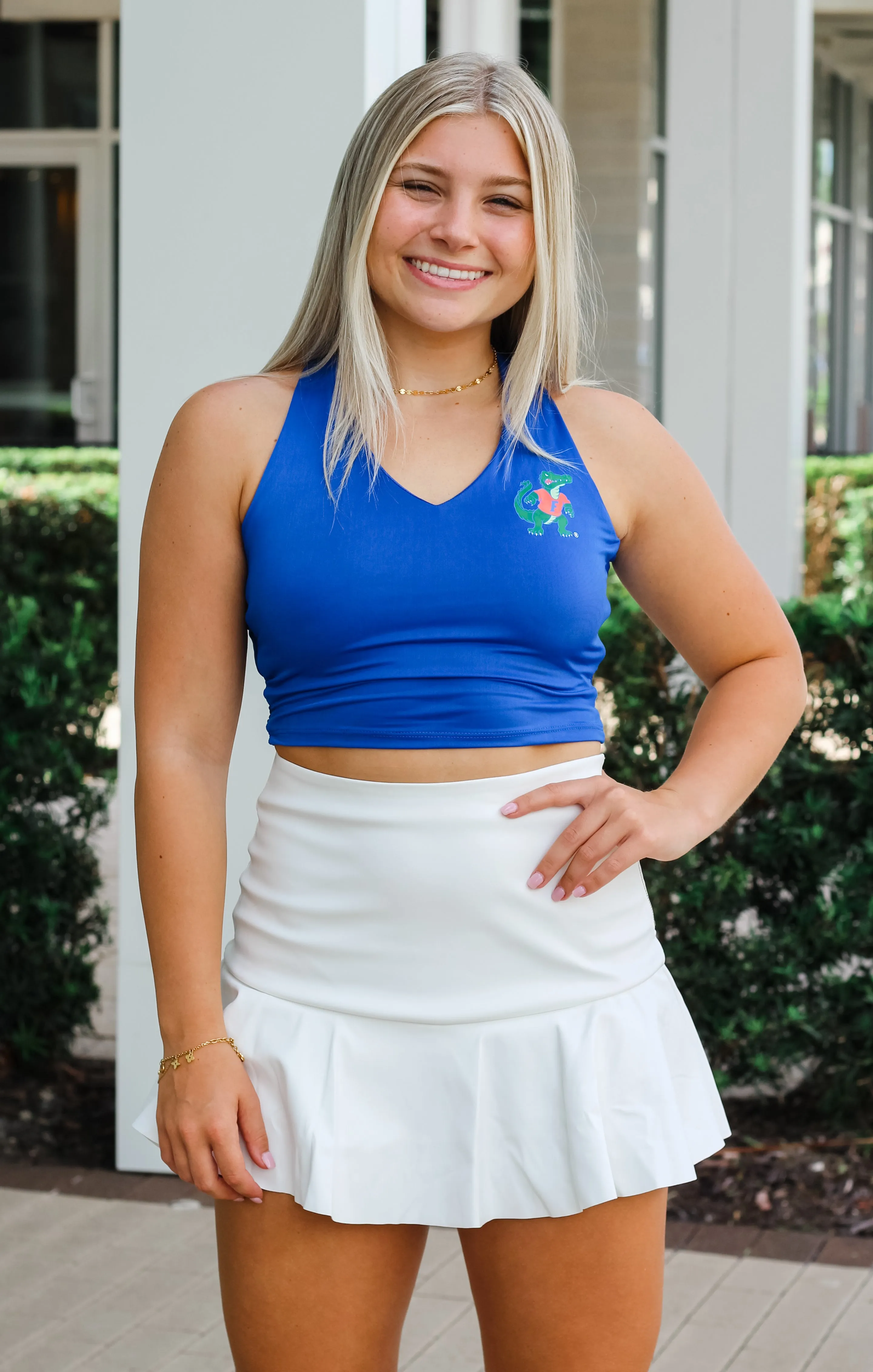 The Gators Criss Cross Crop Top