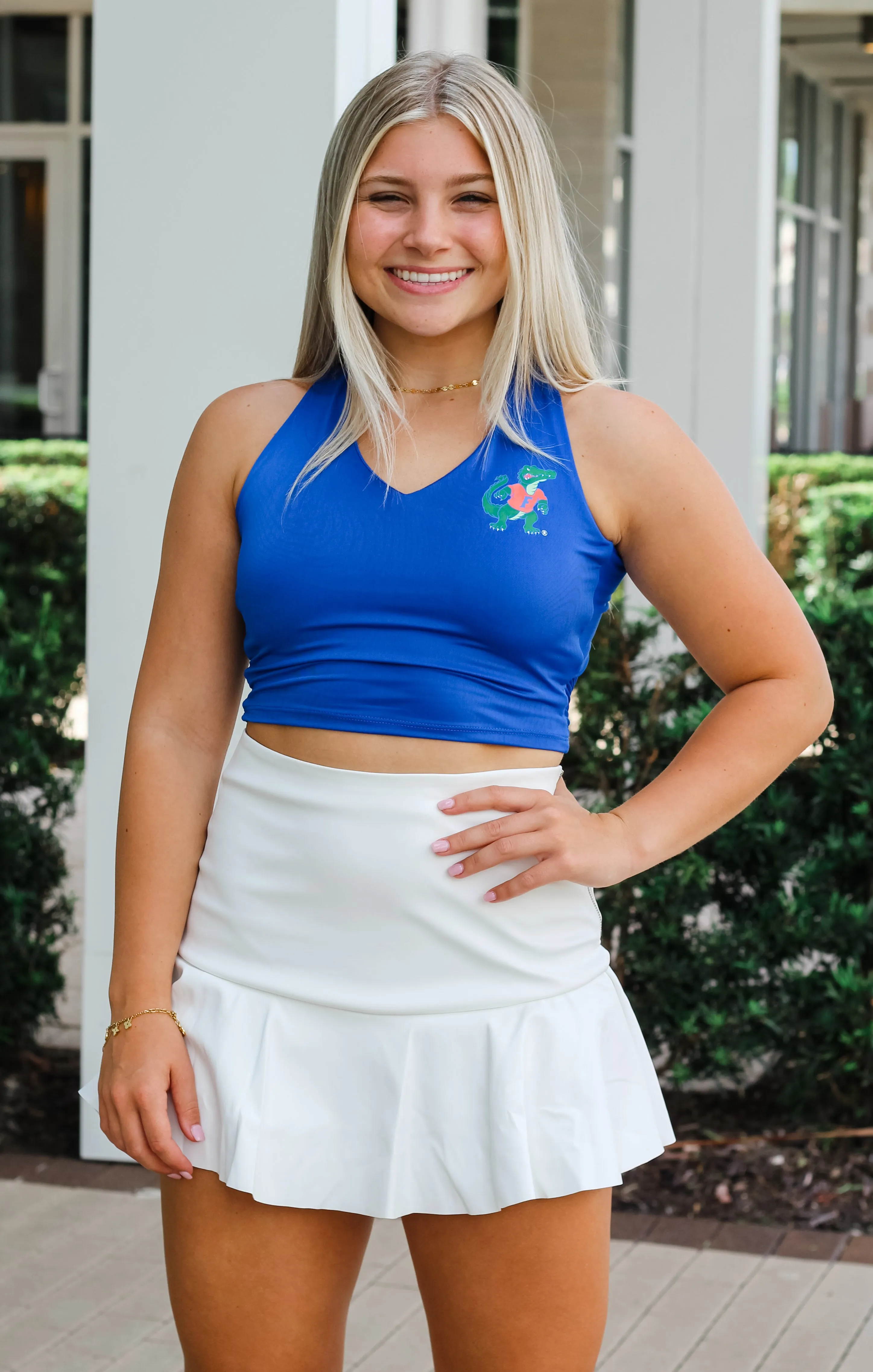 The Gators Criss Cross Crop Top