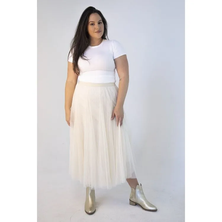 Tulle Skirt - Cream