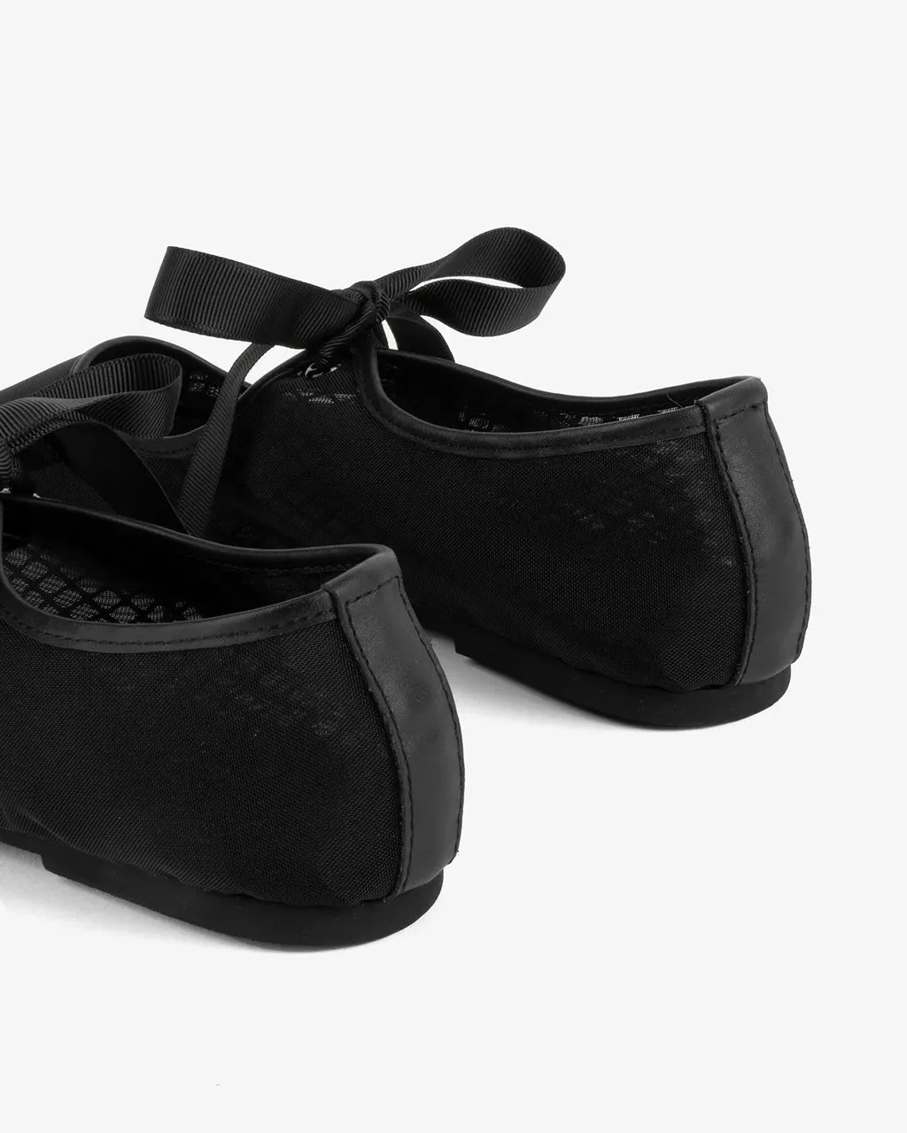 Valley Mesh Ballet Flat - Black