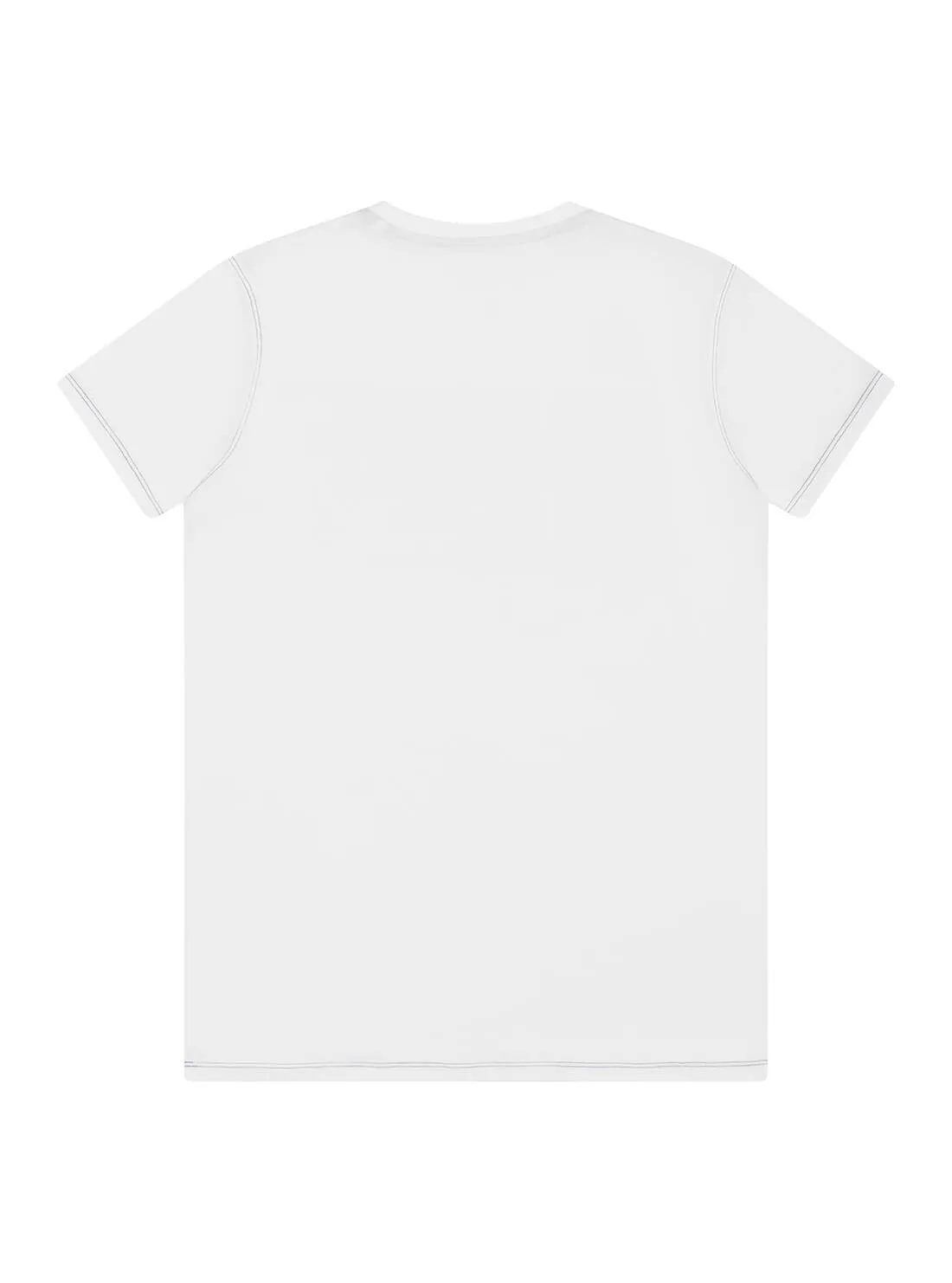 White Graphic Double Logo T-Shirt (7-16)