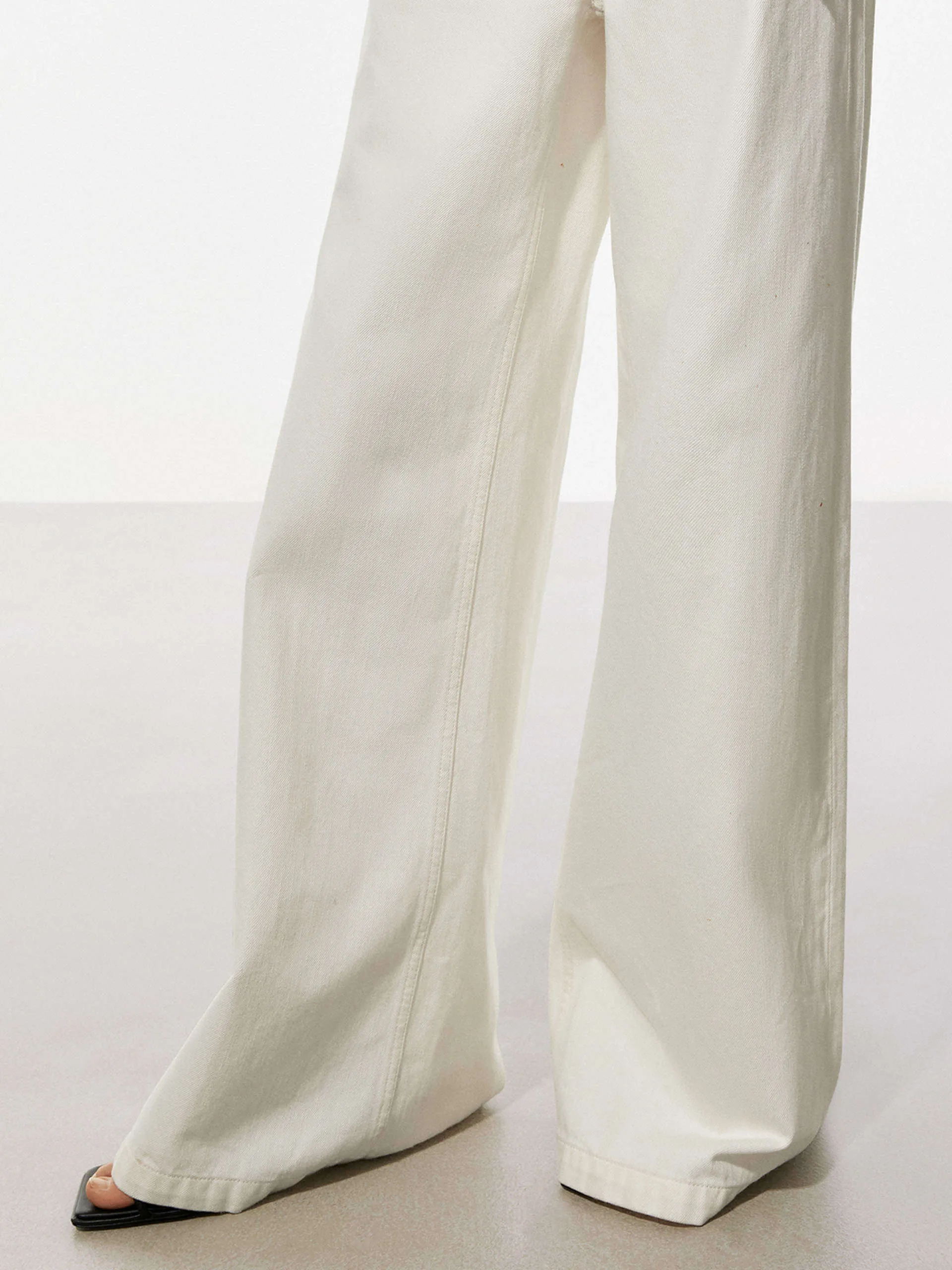 White Wide Leg Jeans