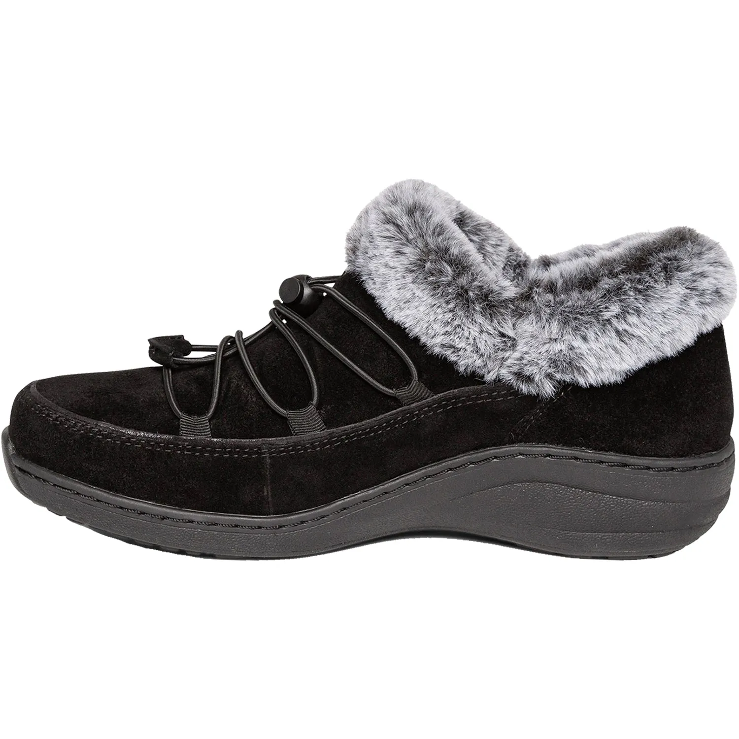 Women's Aetrex Chrissy Black Suede