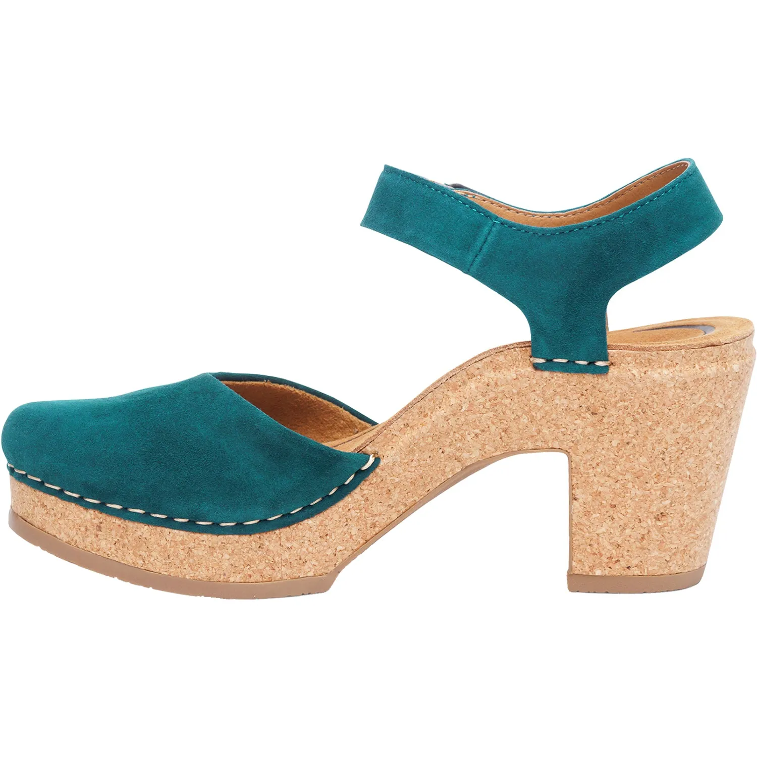 Women's Aetrex Finley Dark Teal Suede